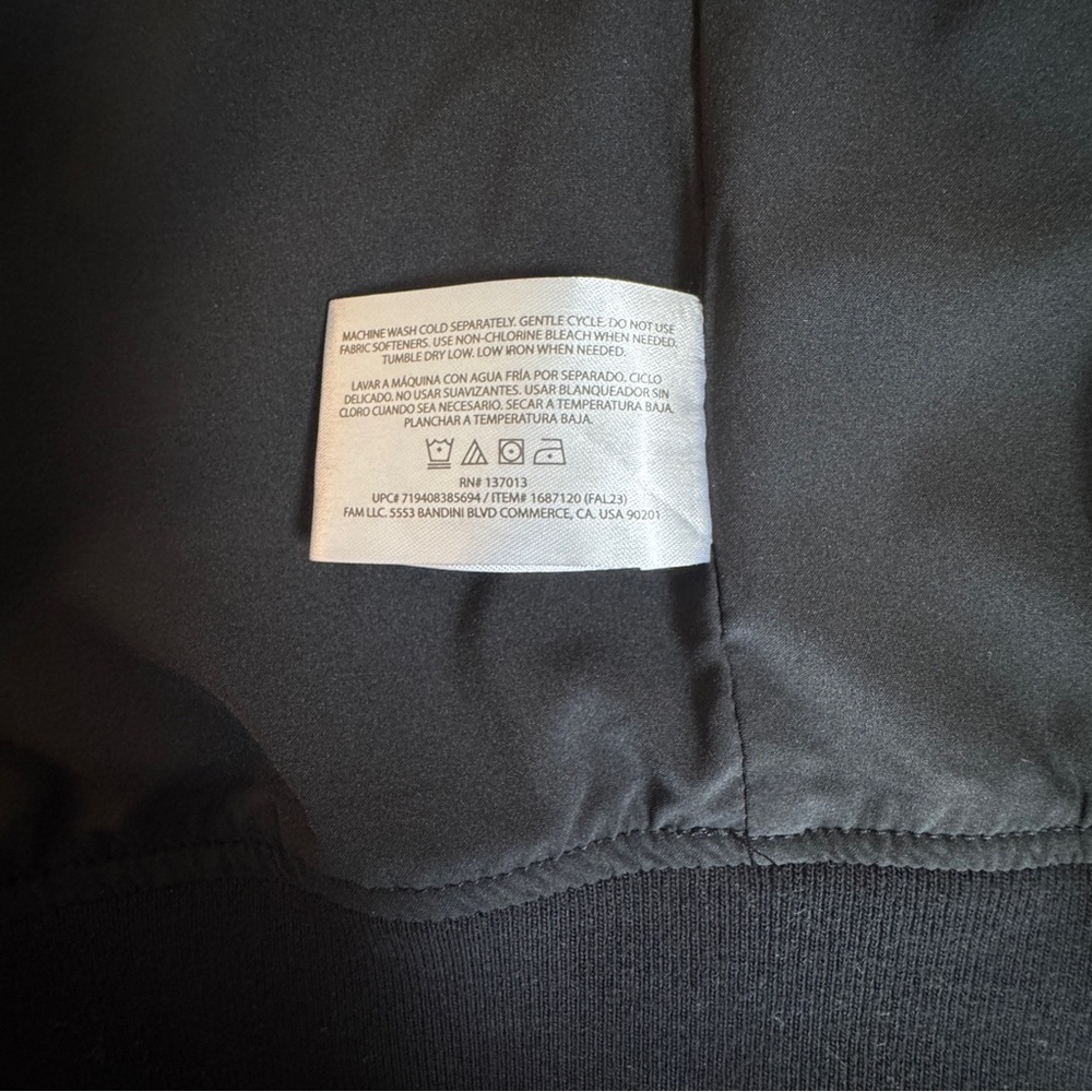 Banana Republic Lightweight Bomber Jacket - Black - Small - Picture 4 of 5
